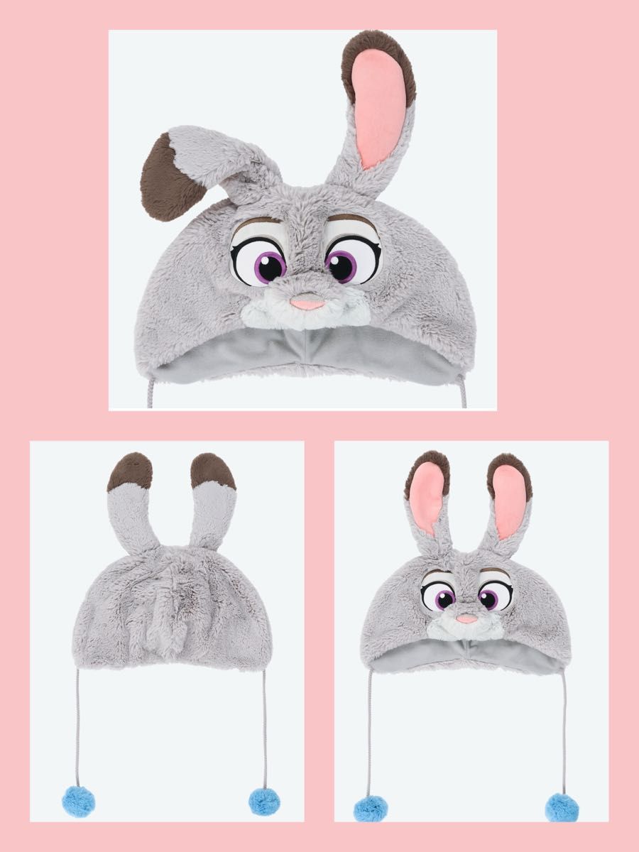 新品・タグ付きディズニーズートピアニック ジュディファンキャップ