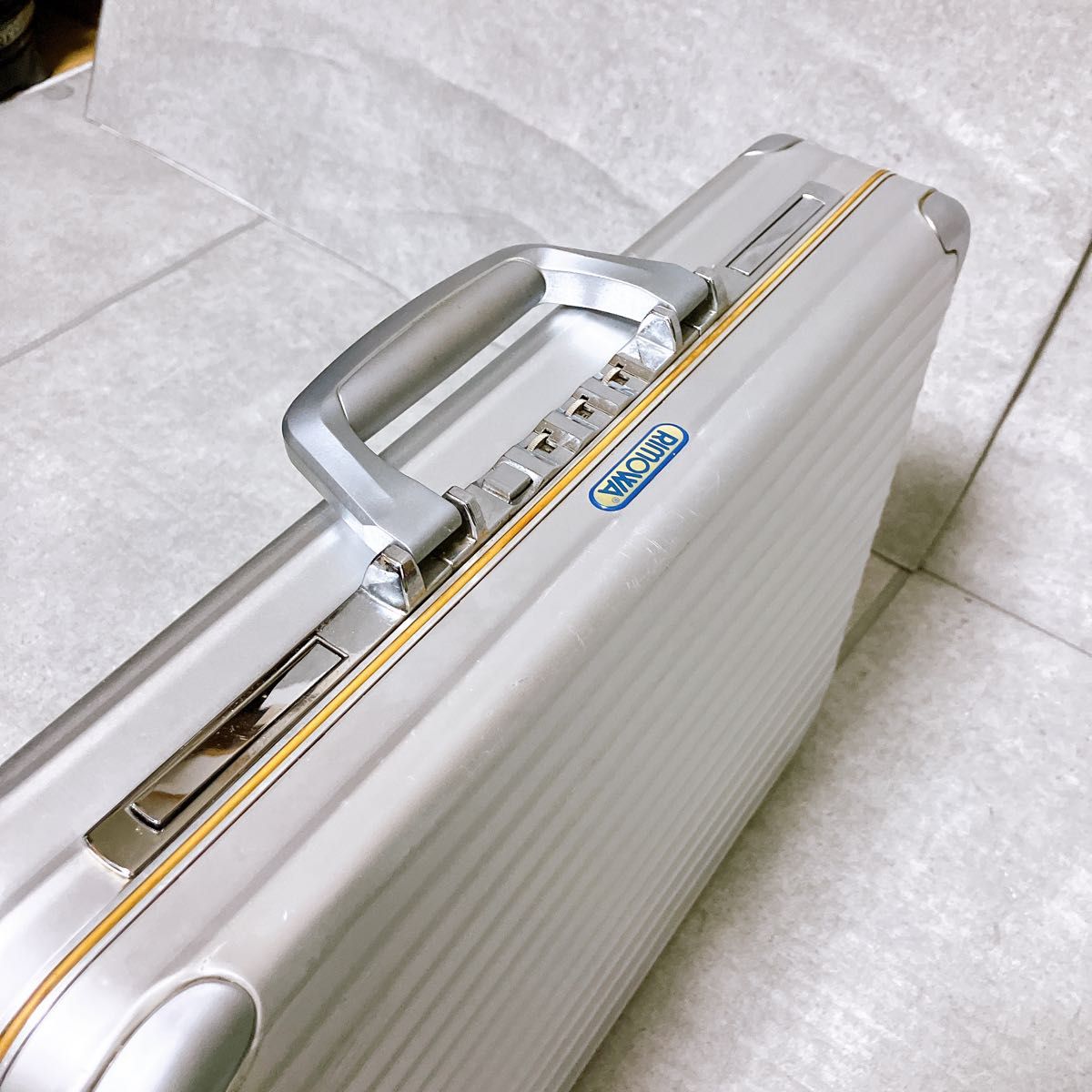 RIMOWA リモワ アタッシュケース シルバー アルミニウム ダイヤル