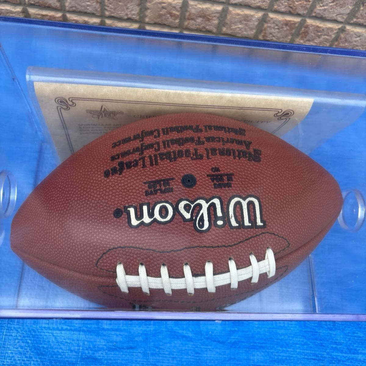 NFLクォーターバック ダン・マリーノ サイン入りフットボール