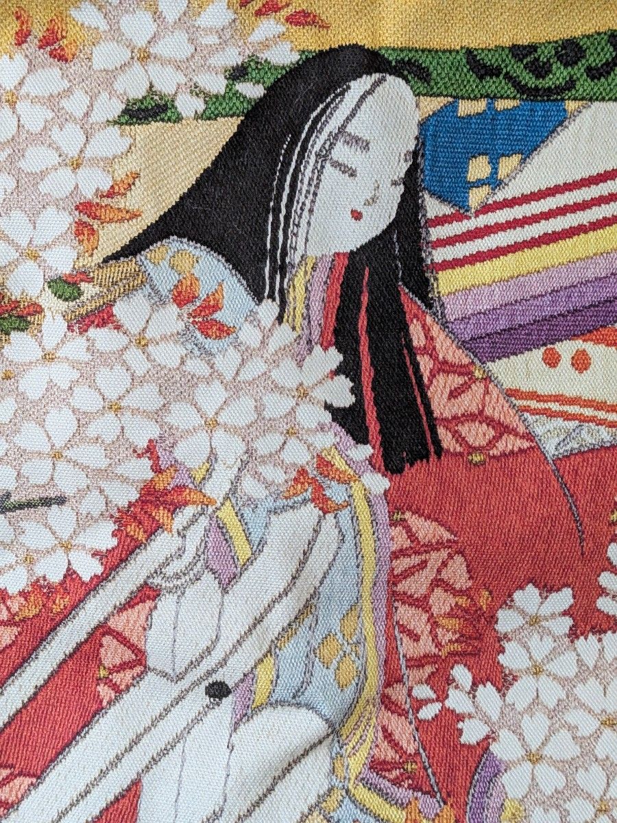 新品 源氏物語絵巻トートバッグ 未使用 タグ付き 名匠 山口伊太郎 パリ