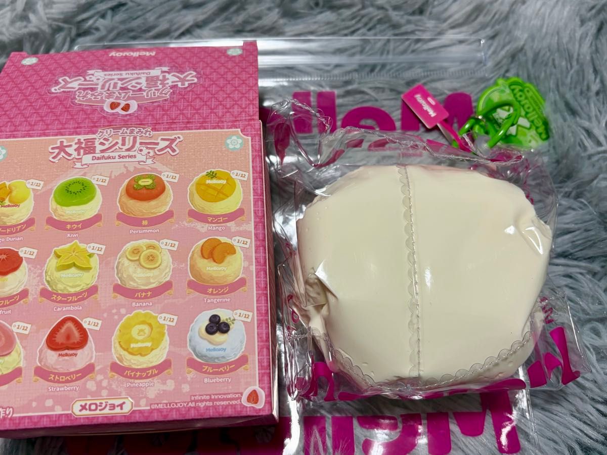 メロジョイ mellojoy スクイーズ 大福シリーズ ドリアンマンゴー