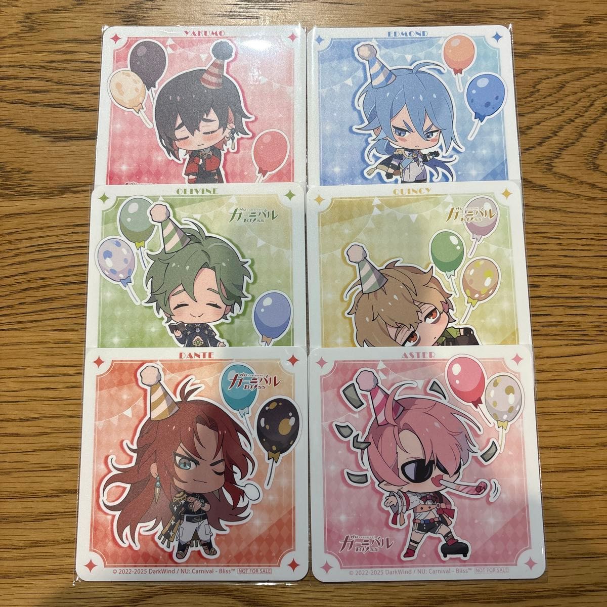 NUカーニバル 4th Anniversary アニメイトカフェ 特典 アニカフェ ぬ