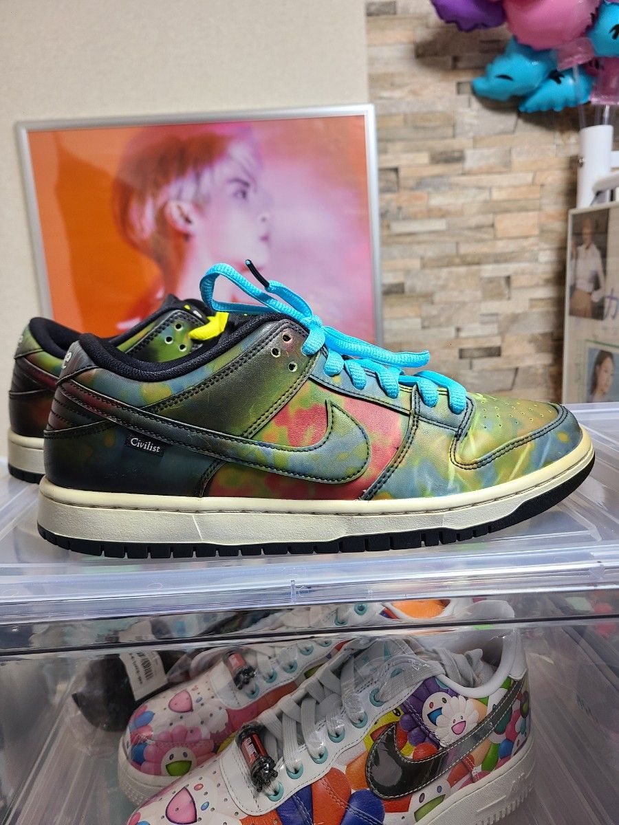 26cm レア Civilist × Nike SB Dunk Low Thermography ダンクロー