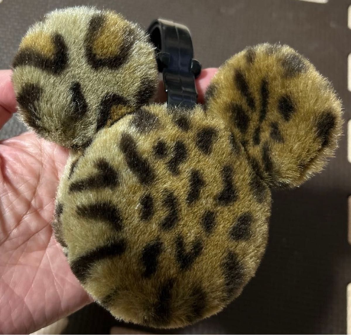 ディズニーヒョウ柄 イヤーマフ ディズニー 耳当て ヒョウ柄 ミッキー