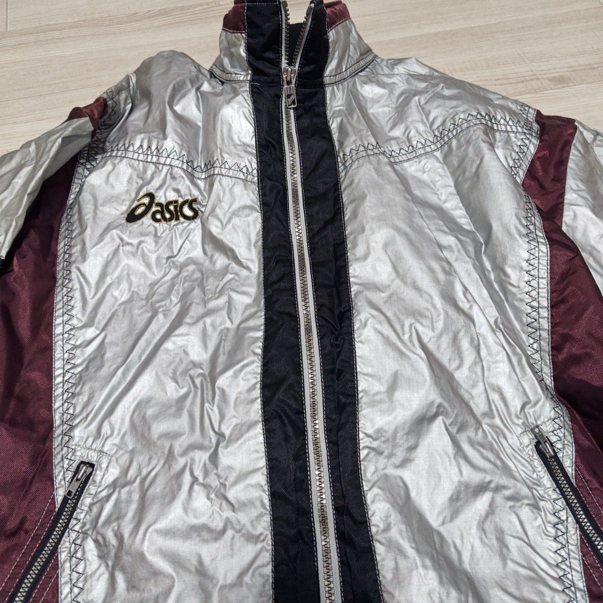 ASICSアシックス90's 上下 ジャージナイロンセットアップウインド