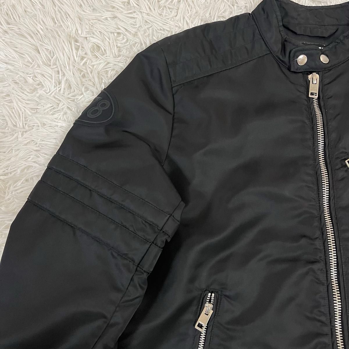 美品 DIESEL ディーゼル シングルライダースジャケット 池田エライザ