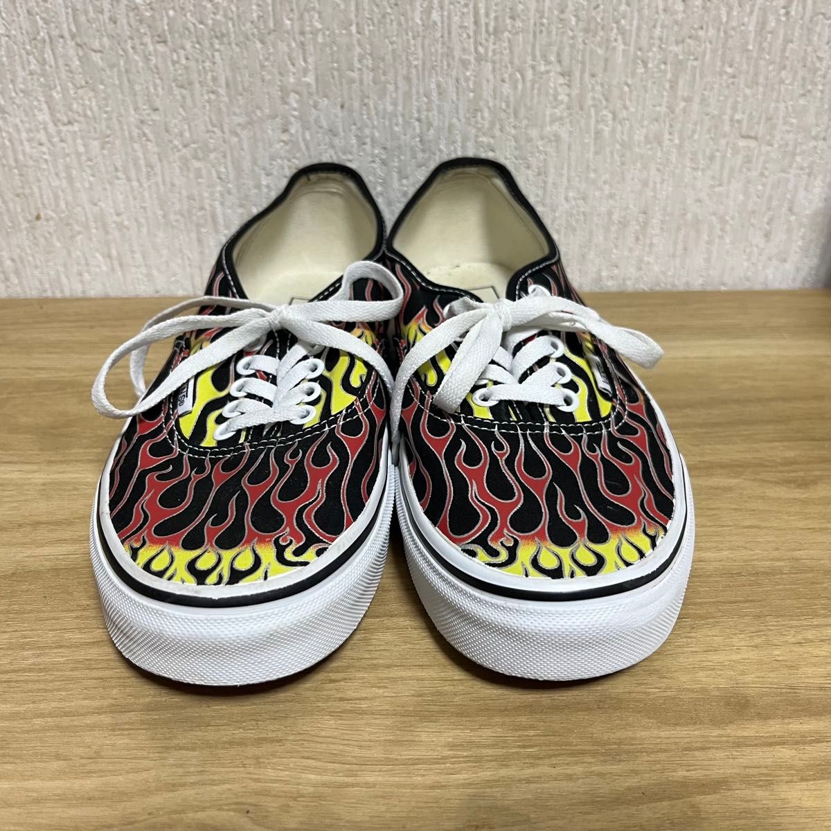 希少美品 VANS AUTHENTIC フレイムパターン ファイヤーパターン
