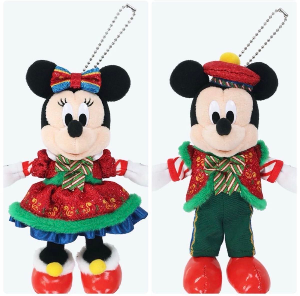 ディズニー ぬいぐるみバッジ ミッキー ミニー クリスマス 2025｜Yahoo