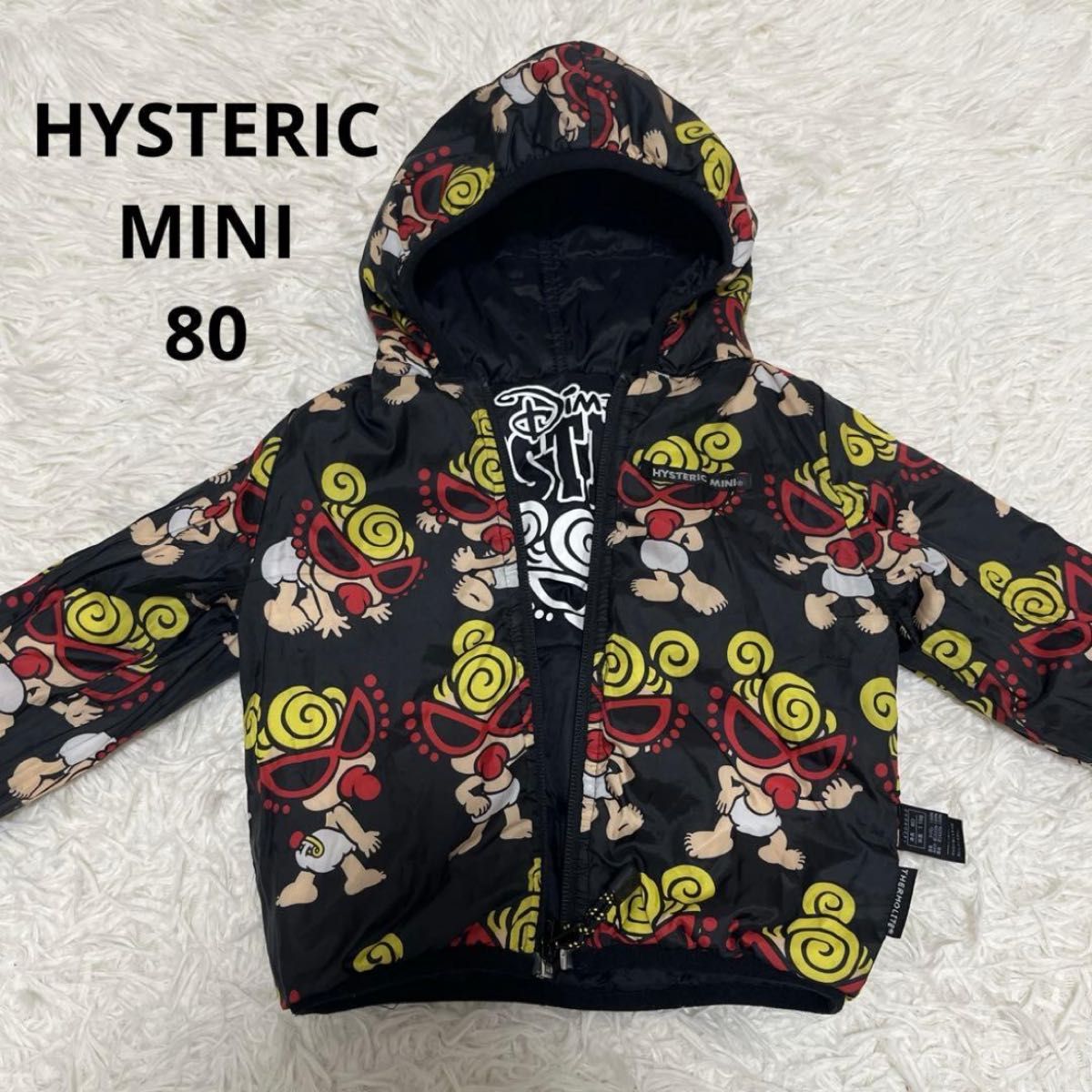 HYSTERIC MINI ヒスミニ リバーシブル ダウンジャケット 80｜Yahoo