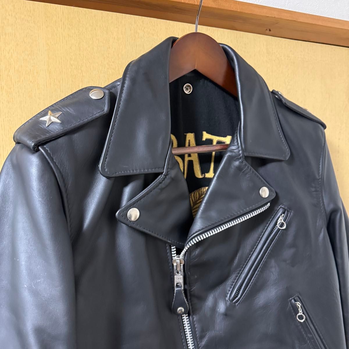 Schott × 浅井健一 613UWC ダブルライダース ワンスター 38 貴重サイズ