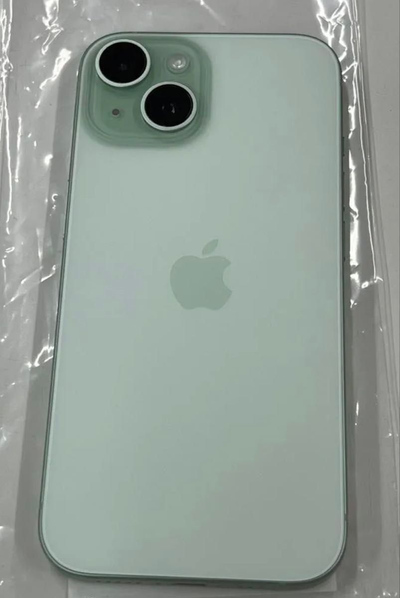 美品】iPhone 15 128GB グリーン SIMフリー バッテリー100% Apple 保証