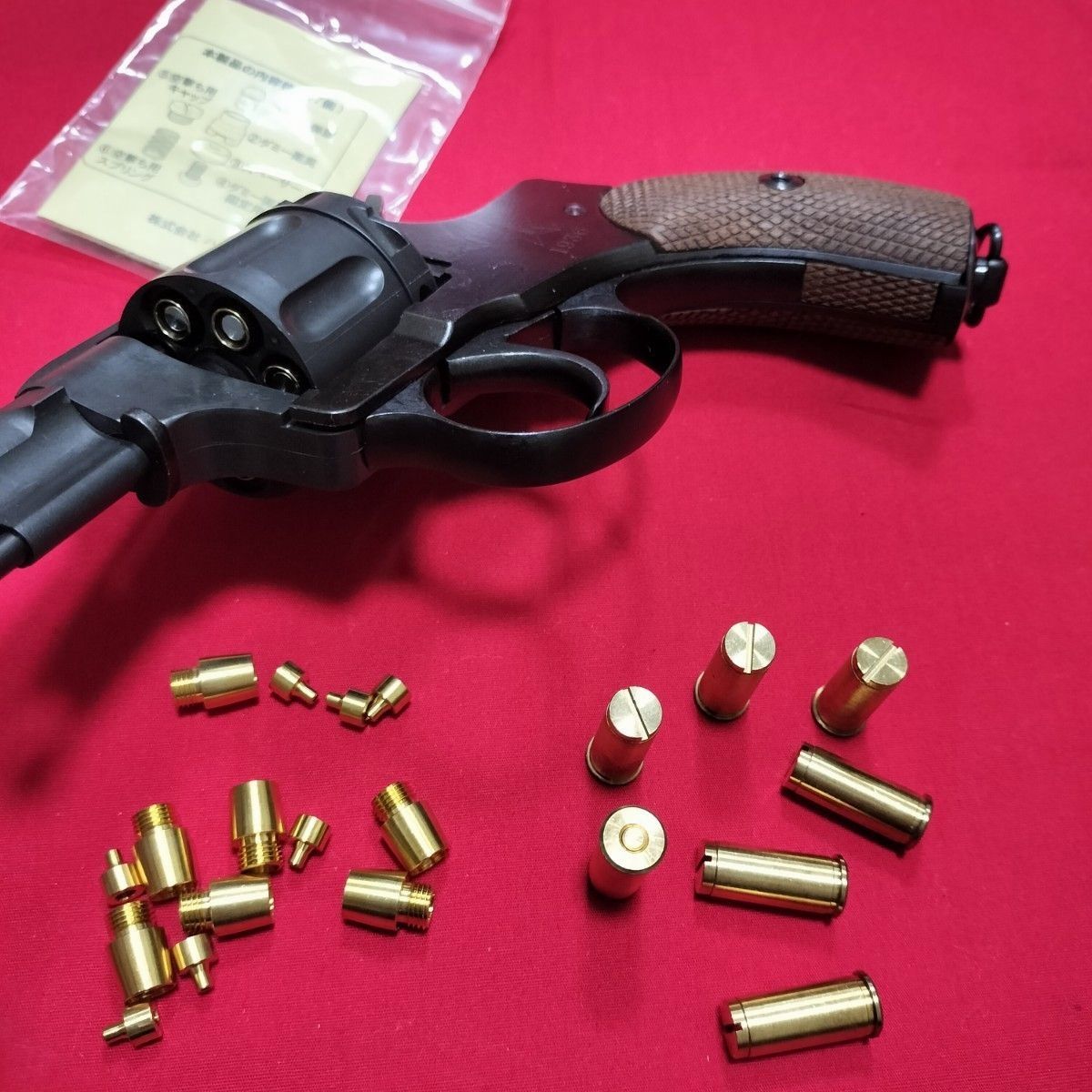 HWS ナガン Nagant M1895 HW モデルガン オプション 木製グリップ 他