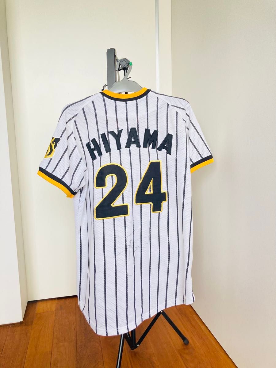 阪神タイガース 復刻 ユニフォーム 桧山進次郎 桧山 メンズM 刺繍 阪神