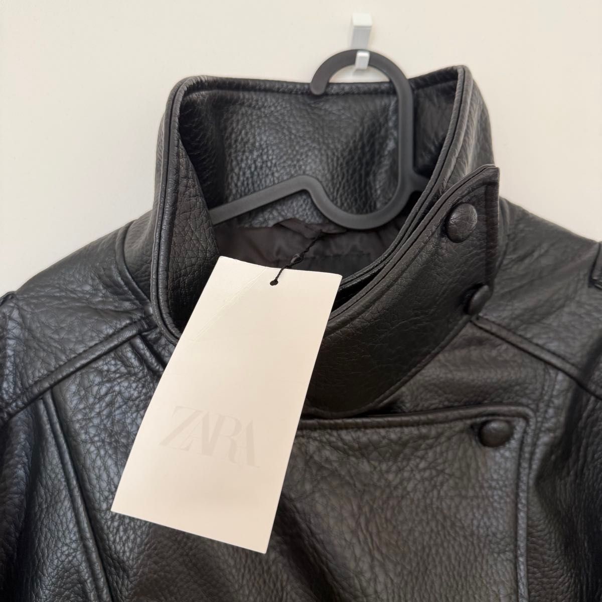 完売 ZARA フェイクレザージャケット Sサイズ｜Yahoo!フリマ（旧PayPay