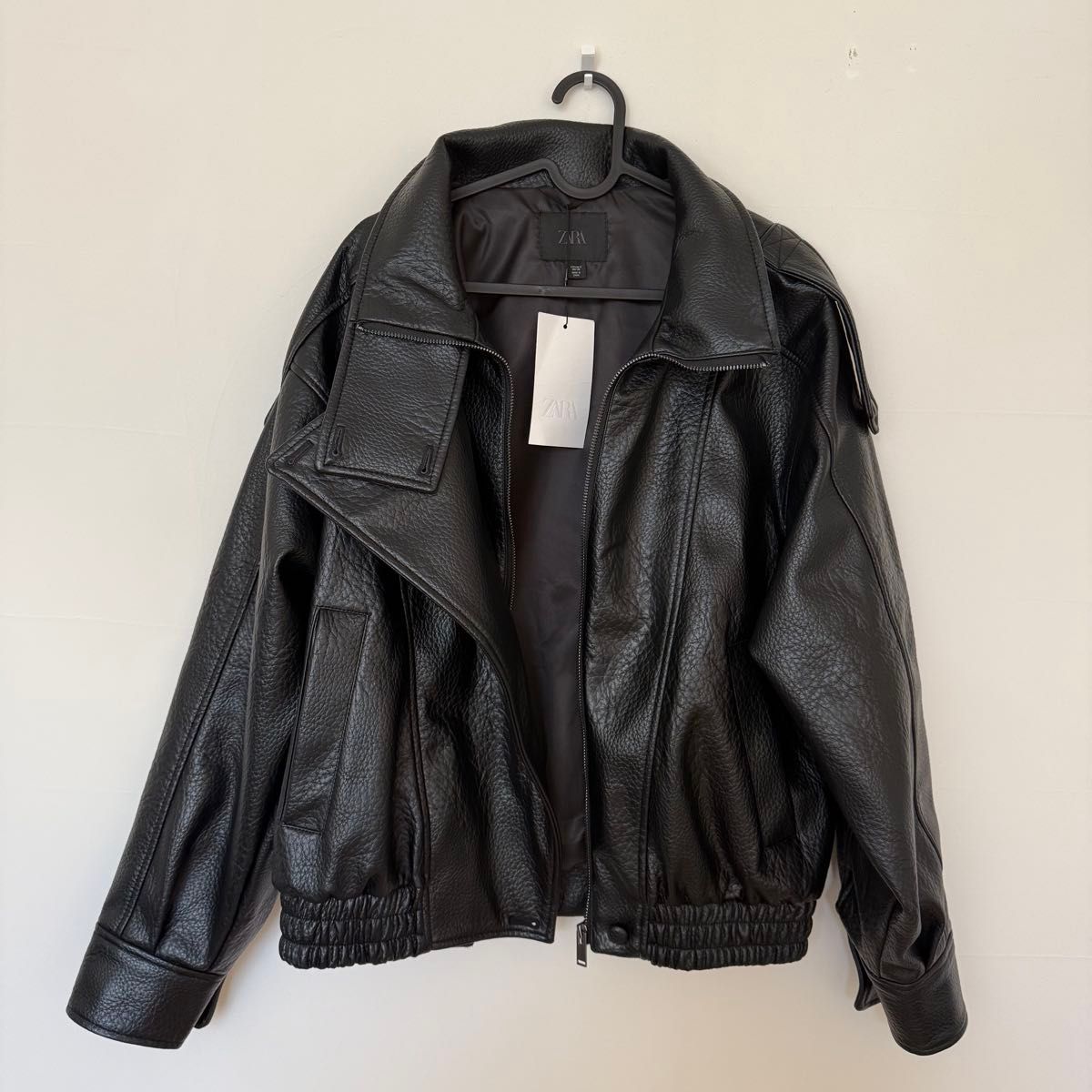 完売 ZARA フェイクレザージャケット Sサイズ｜Yahoo!フリマ（旧PayPay
