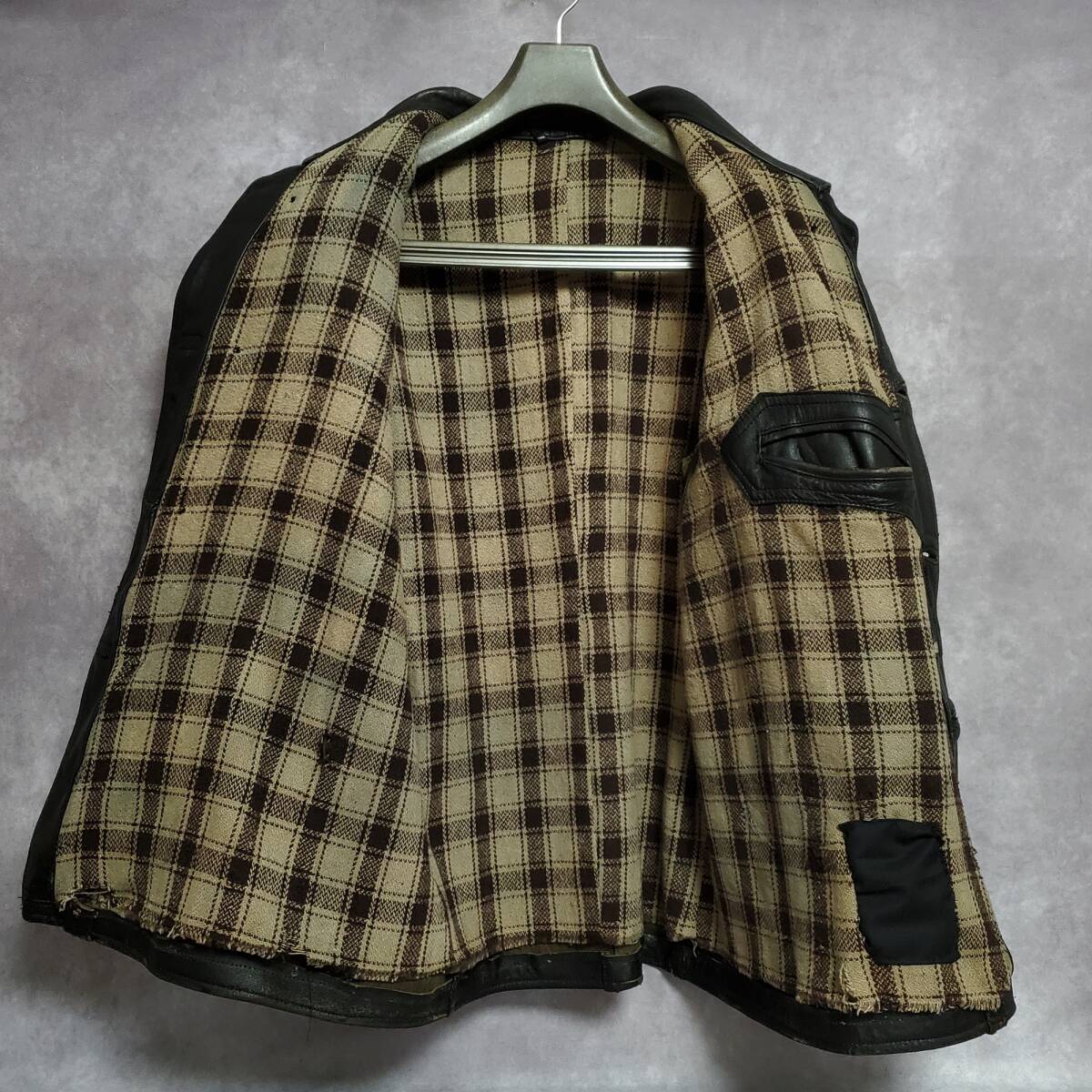 クリーニング済】 50s ビンテージ コルビジェジャケット 本革 レザー