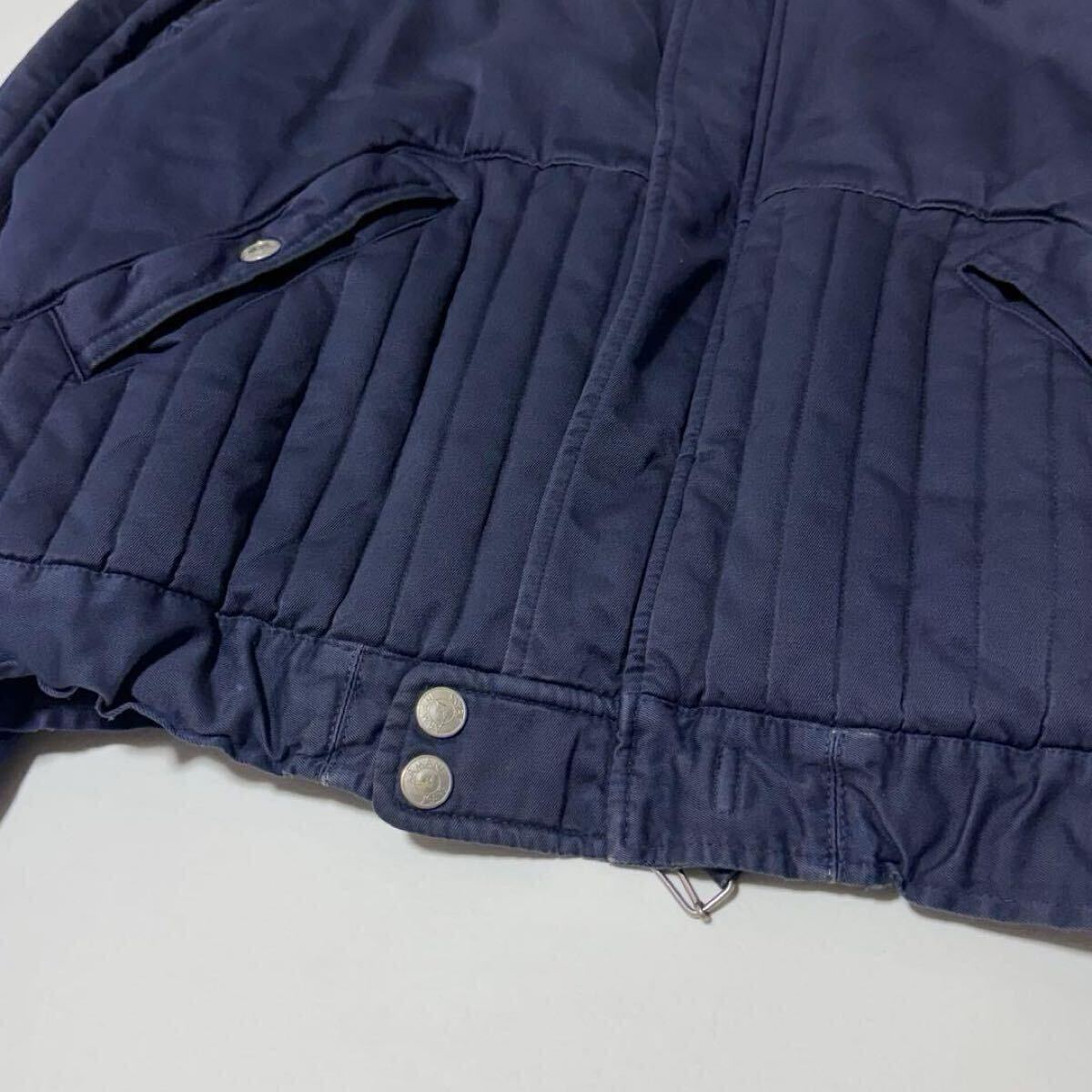 1993FW ARMANI JEANS Padded Navy Bomber Jacket アルマーニジーンズ