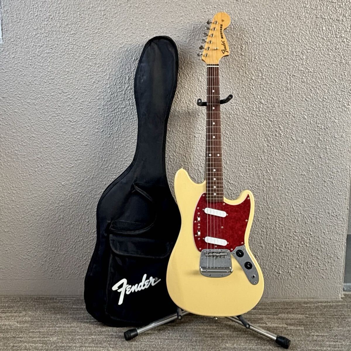 付属品完備 美品 Fender Japan MUSTANG MG69-65 Nシリアル 1993-1994年