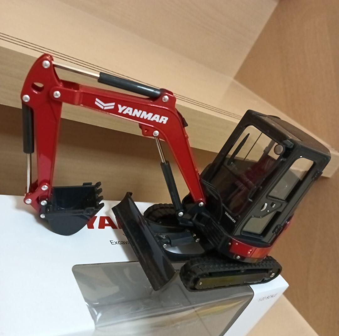 新品 1/22 スケール YANMAR Vi035 掘削機 ショベルカー ヤンマー 油圧