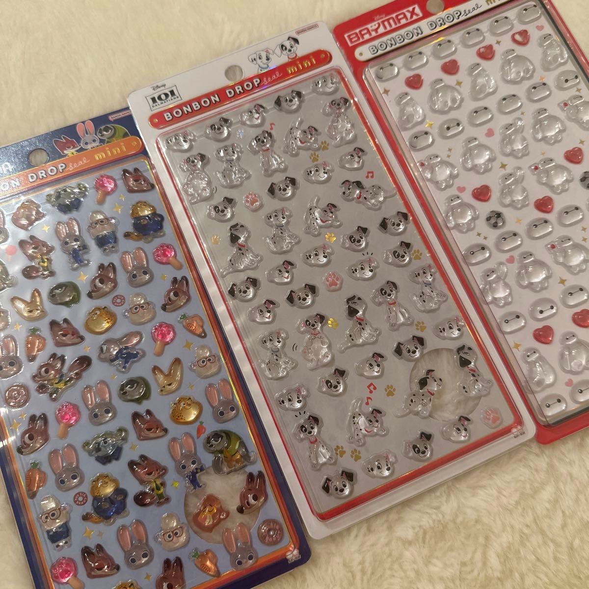 ボンボンドロップシール ベイマックス ディズニー ズートピア 101