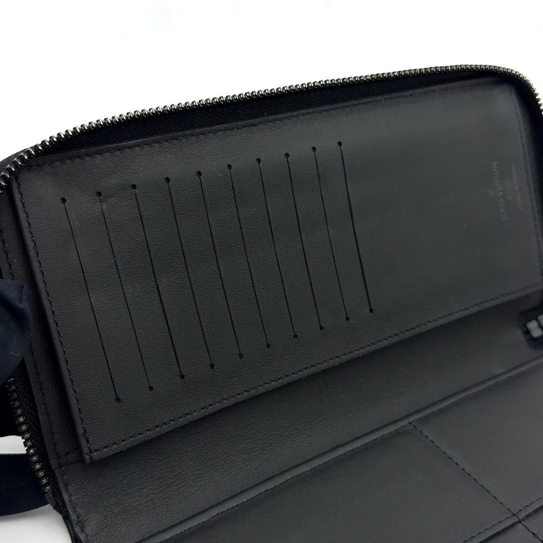 新品に近い】ルイヴィトン モノグラムシャドウ ジッピーヴェルティカル
