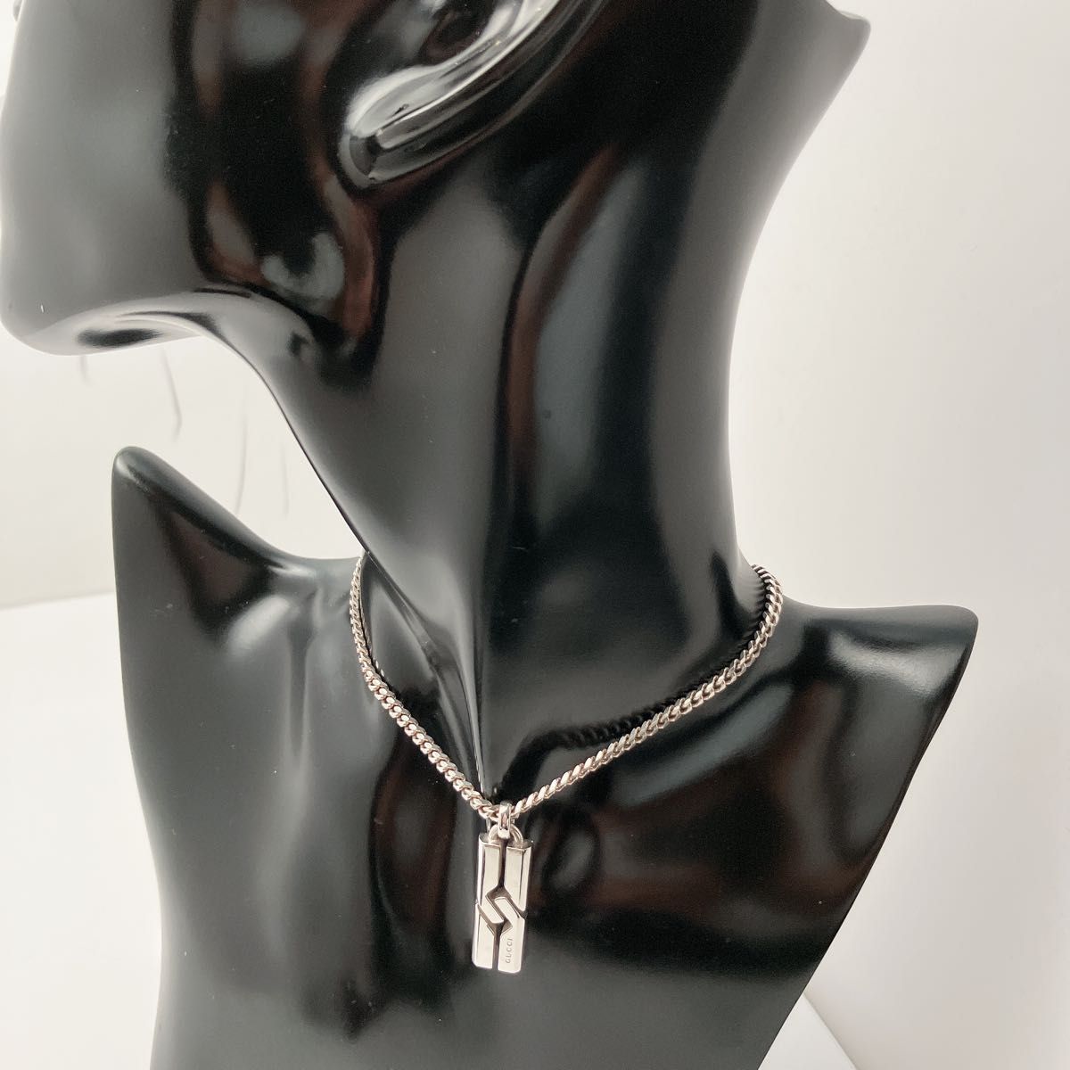 グッチ GUCCI 925 ノット ネックレス シルバー メンズ OT480