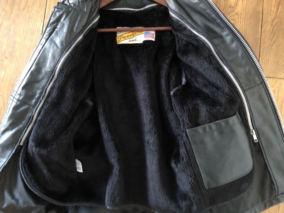 Schott 641 70s 牛タグ ボアライナー付 サイズ34｜Yahoo!フリマ（旧