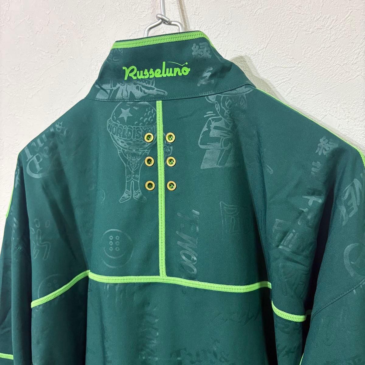 RUSSELUNO】新品 シレーエンボスジップブルゾン メンズXL ゴルフ