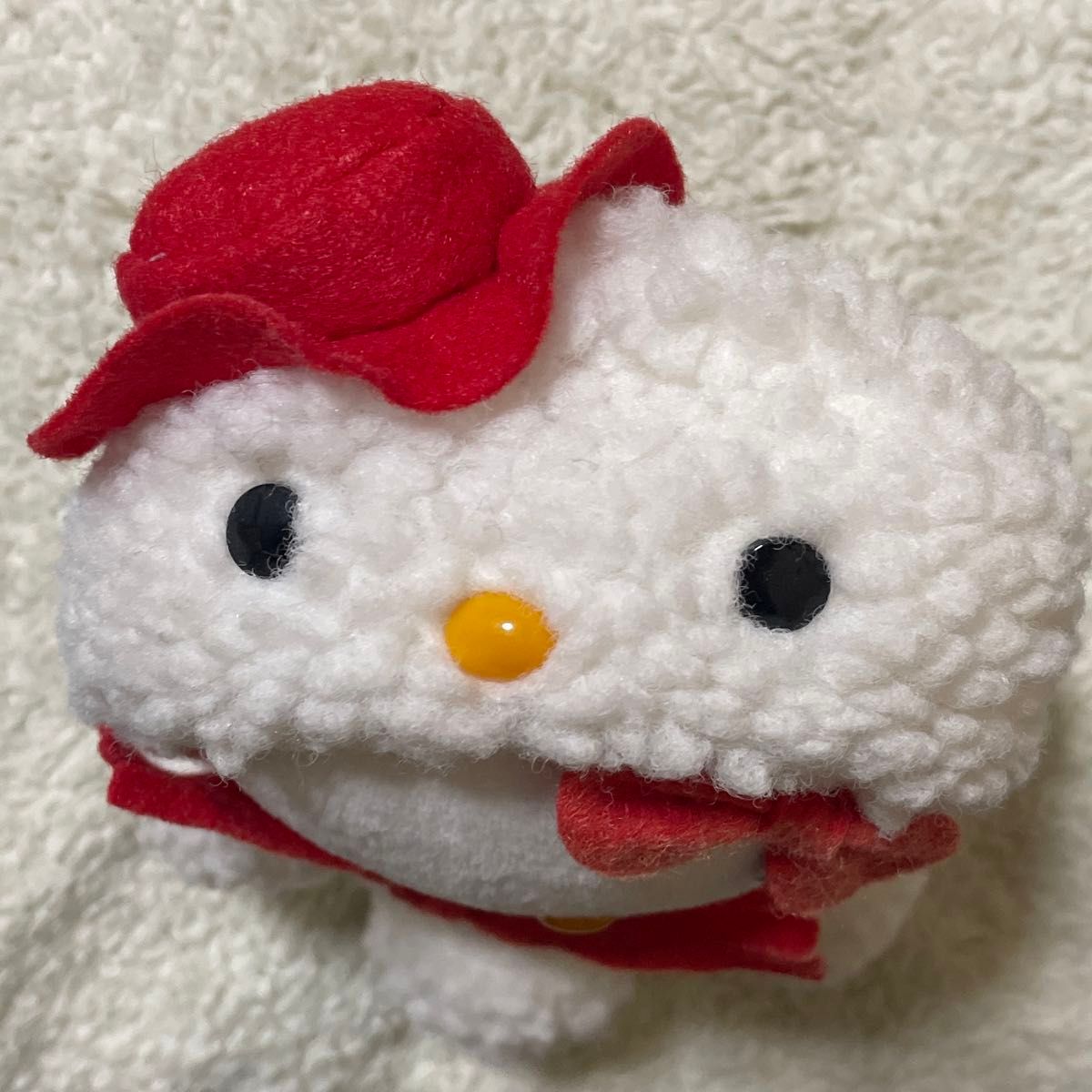 ハローキティ キティちゃん 雪だるま ぬいぐるみ マスコット 希少