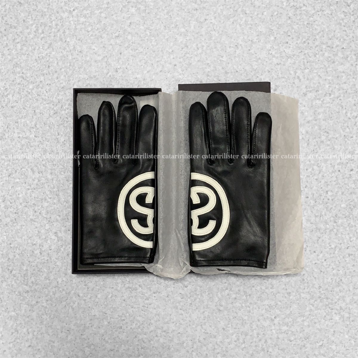 KEIJU着用 Stussy SS LINK LEATHER GLOVES ステューシー SS リンク