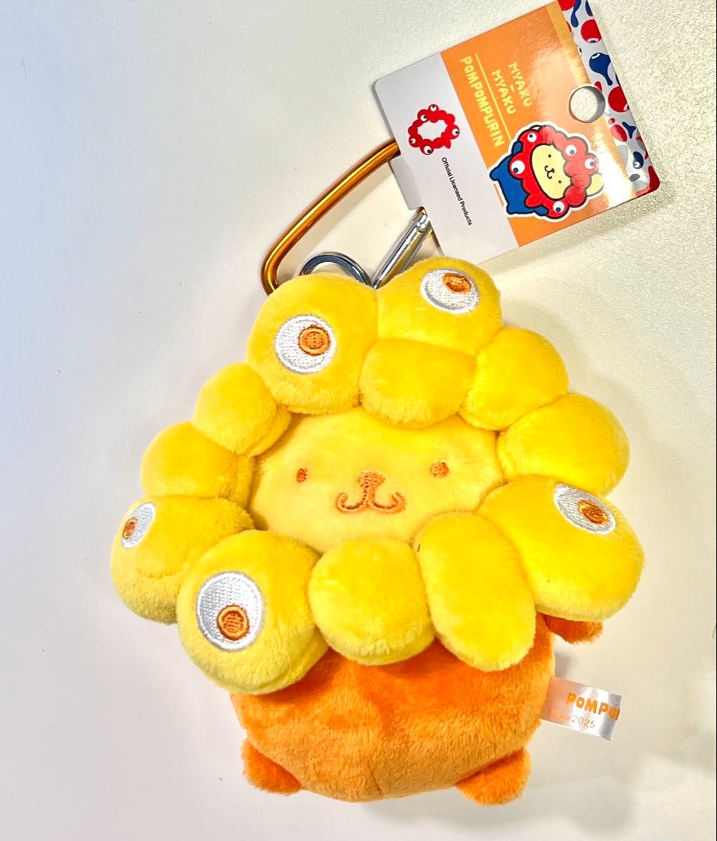 500円引き ミャクミャク ポムポムプリン サンリオ 推しカラー カラビナ