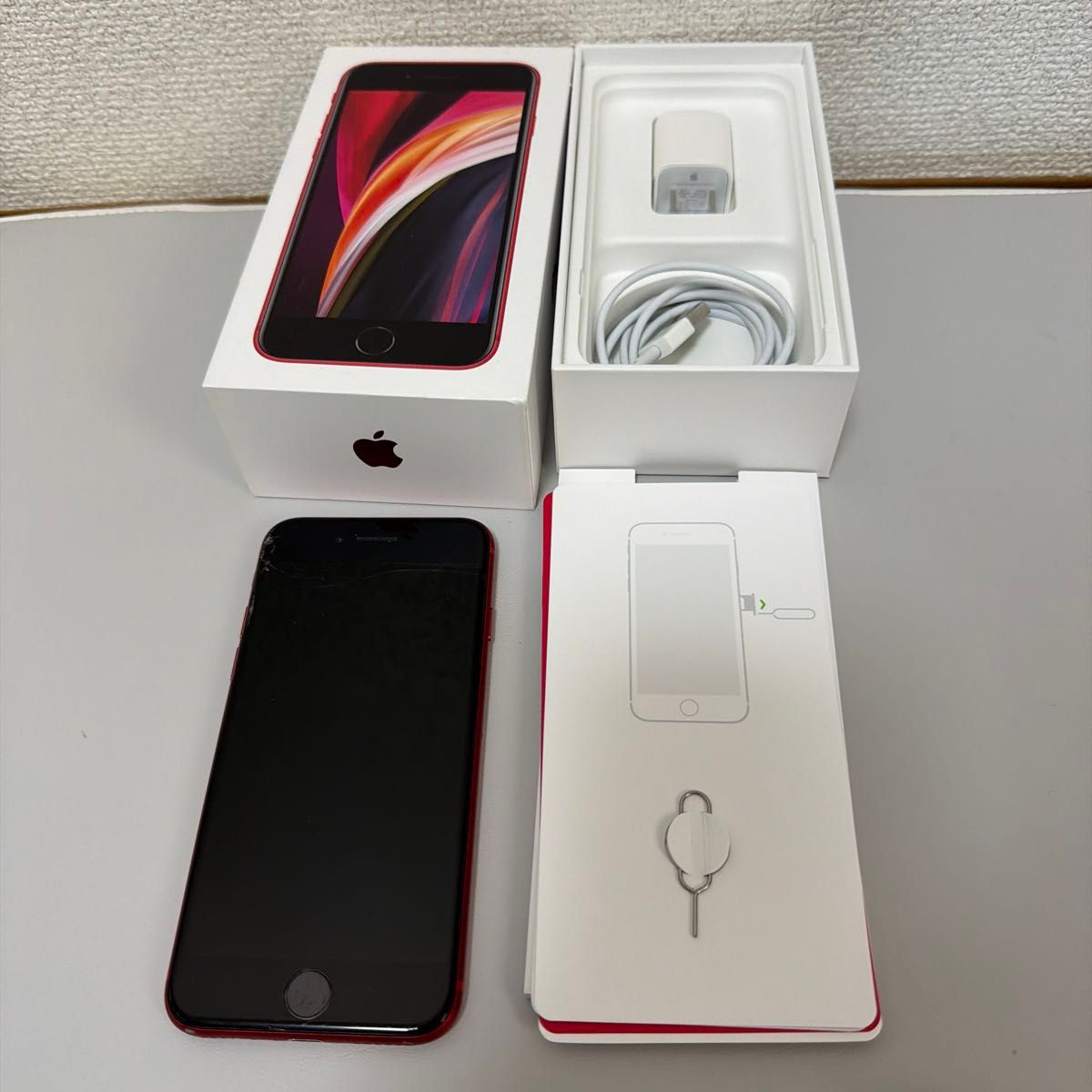 iPhone SE 第2世代 128GB バッテリー最大容量75% 赤 プロダクトレッド