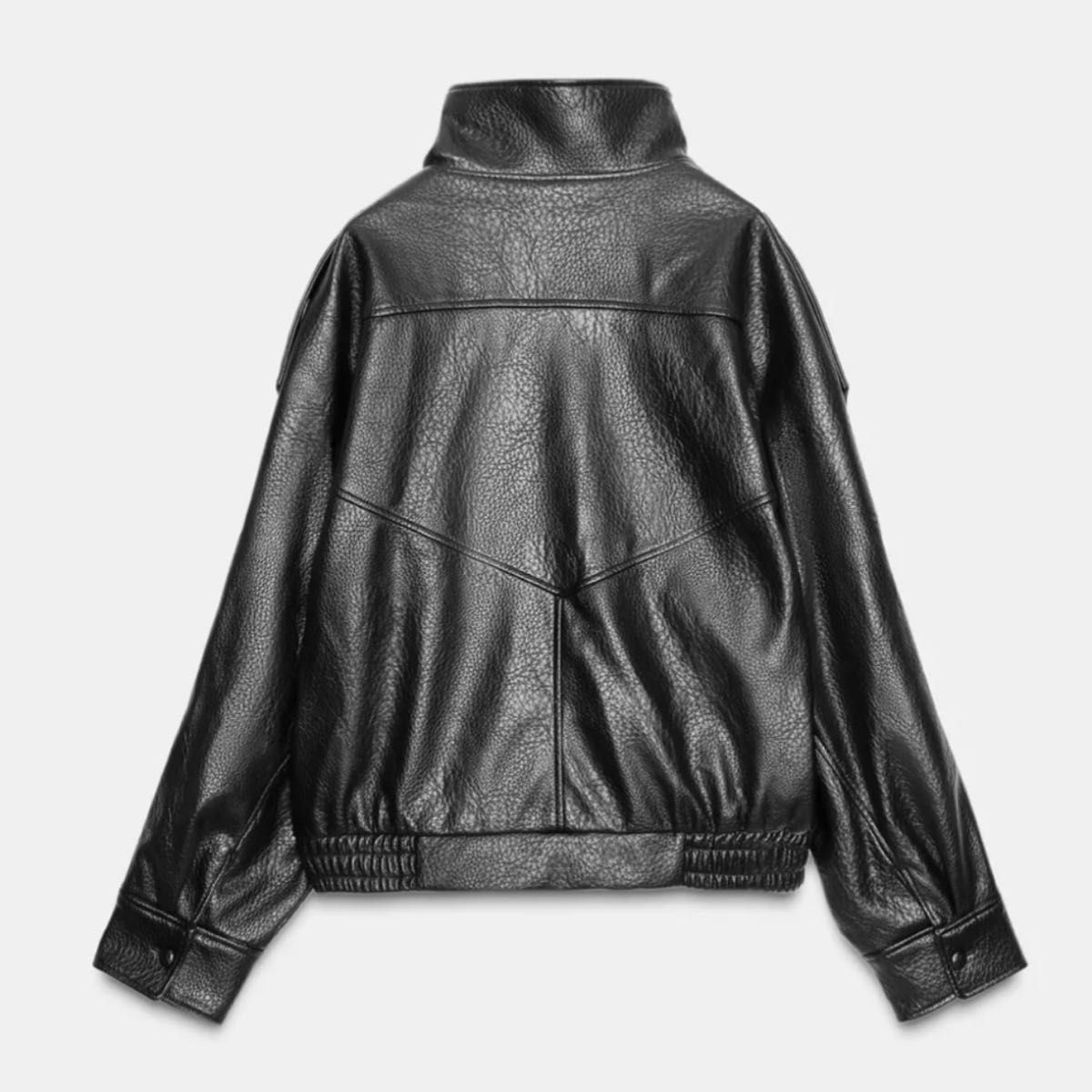 新品未使用】ZARA ザラ フェイクレザージャケット S（7〜9号）｜Yahoo