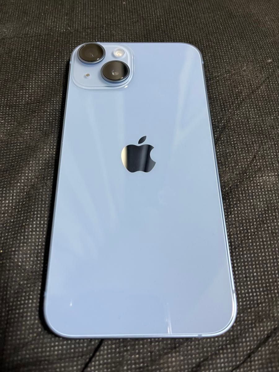 iPhone14 128GB バッテリー100% SIMフリー シエラブルー 初期化済み