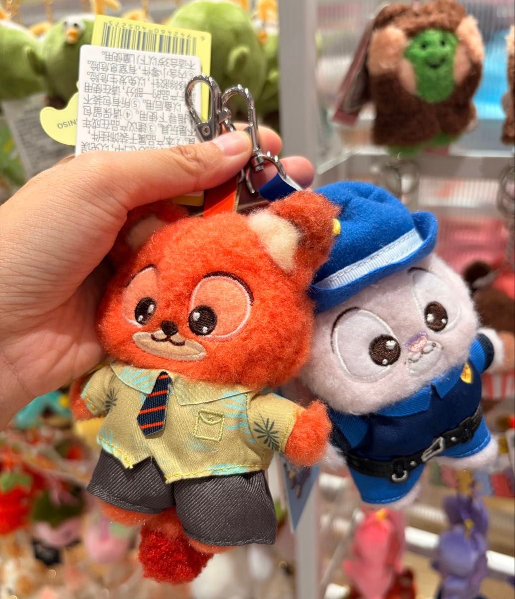海外限定 ズートピア ぬいぐるみ ジュディ マスコット Zootopia ニック