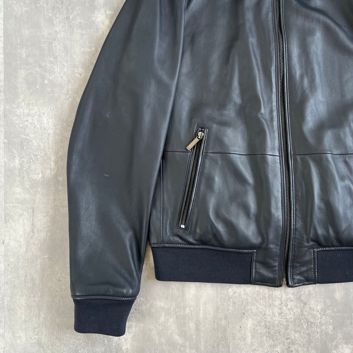 HUGO BOSS / ヒューゴボス ラムレザー リバーシブルジャケット