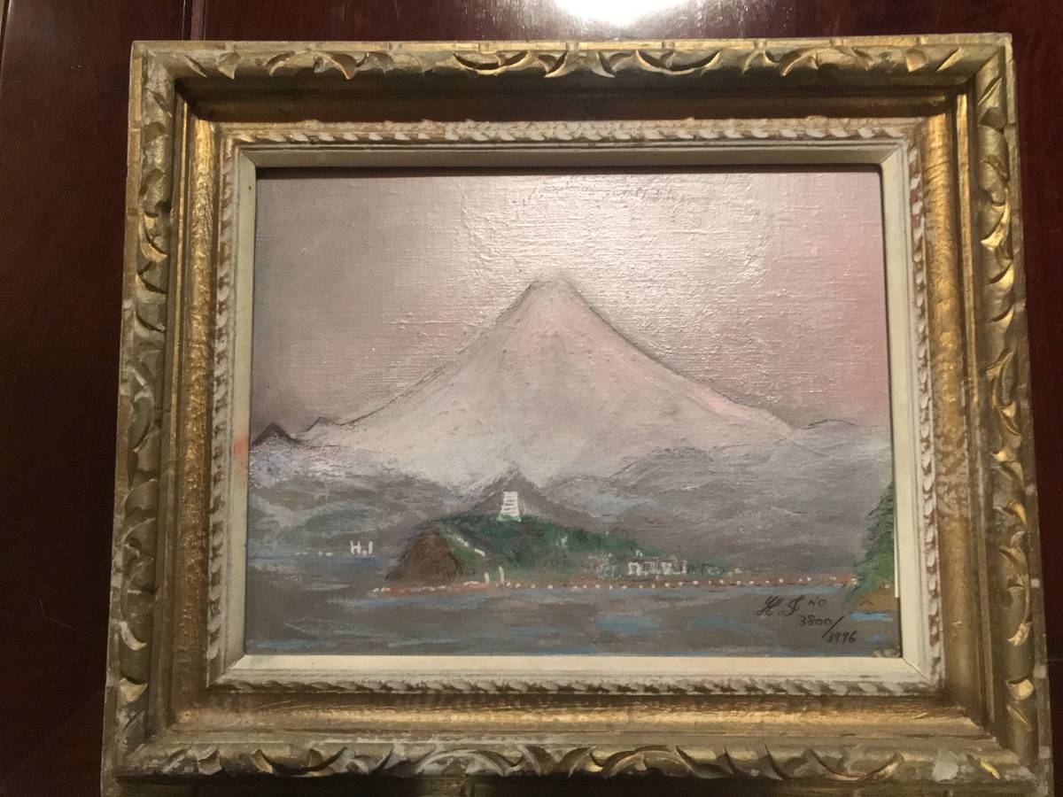 早朝の富士山のイメージ、富士山曼荼羅の中の一点、