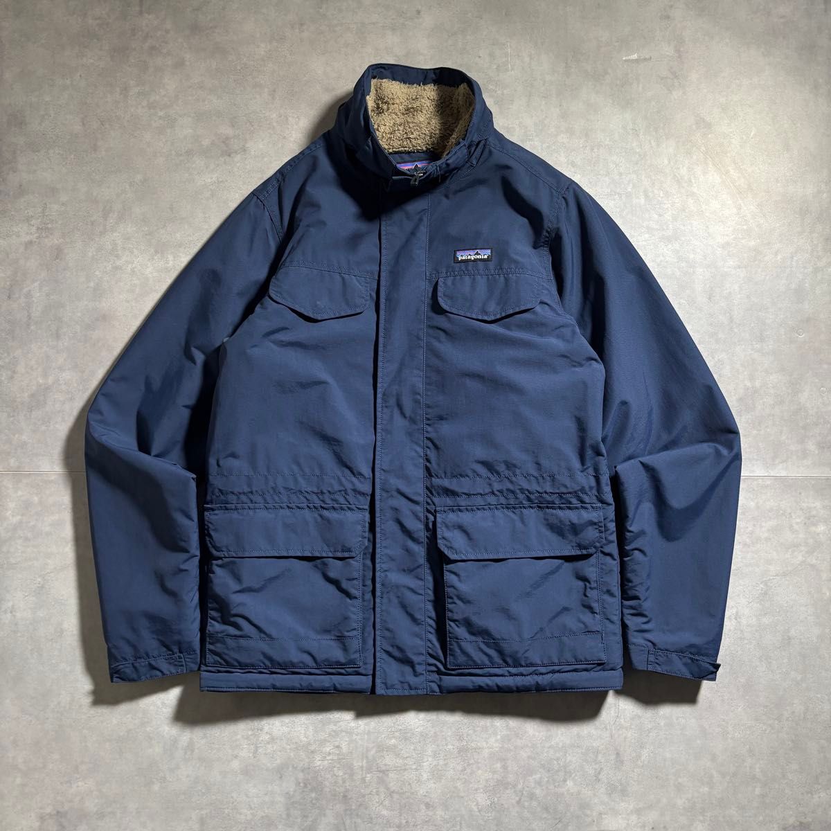 古着 10s Patagonia イスマス パーカー ジャケット ハーフ丈 ネイビー