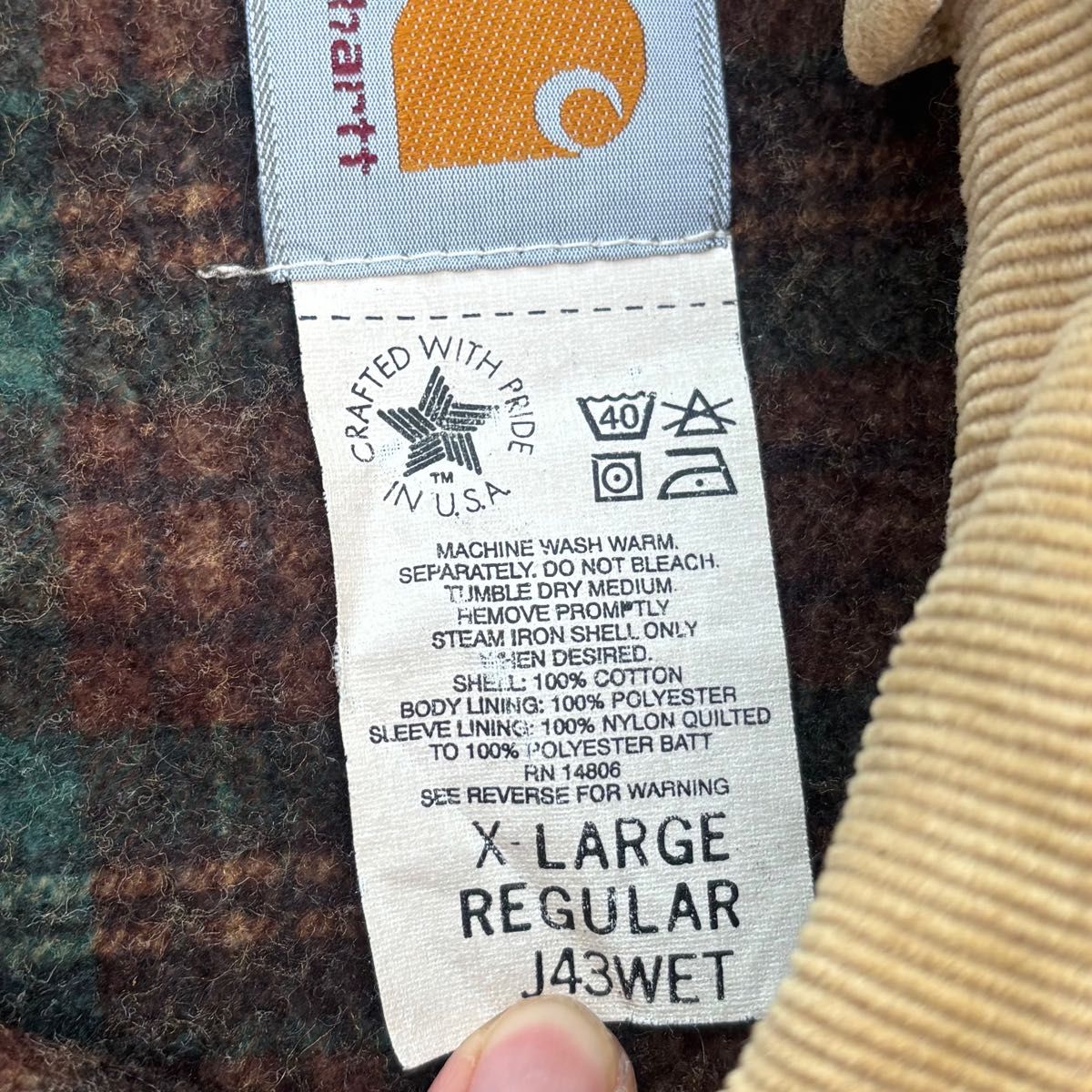 希少 90s Carhartt デトロイトジャケット USA製 星タグ｜Yahoo!フリマ