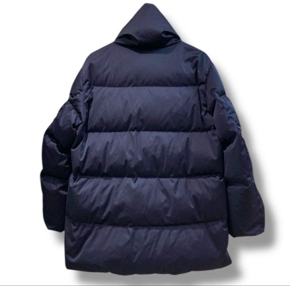 美品】UNIQLO +J ダウンボリュームジャケット ネイビー M ユニクロ＋J
