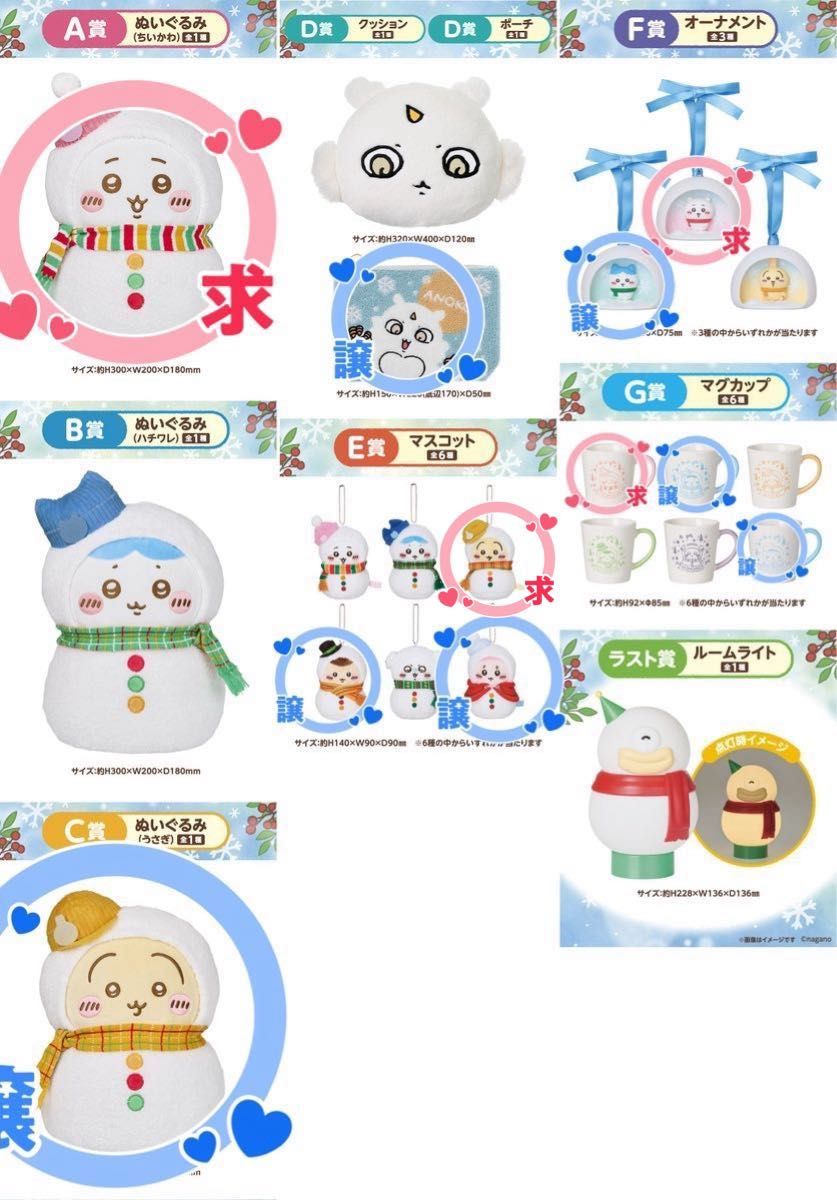 りえ様専用 ちいかわ エニマイくじ｜Yahoo!フリマ（旧PayPayフリマ）