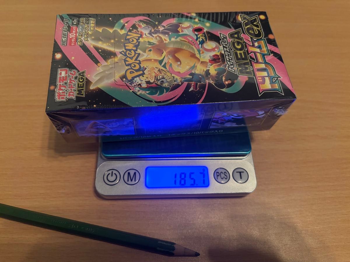 ポケモンカードゲーム MEGA ドリームex シュリンク付 重量185 7~185 8g