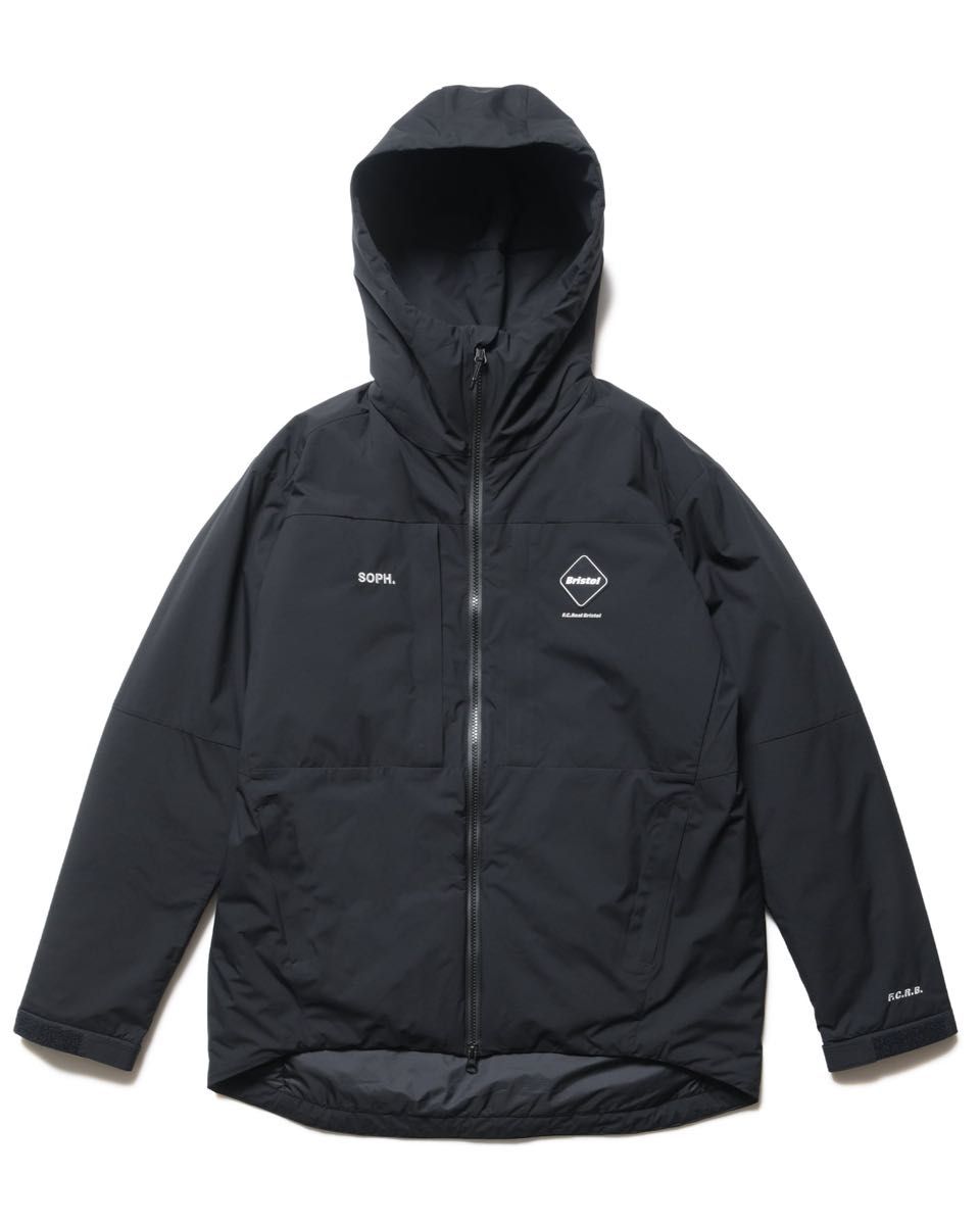 黒XL INSULATION HOODED JACKET fcrb 25aw ブリストル 中綿 ジャケット