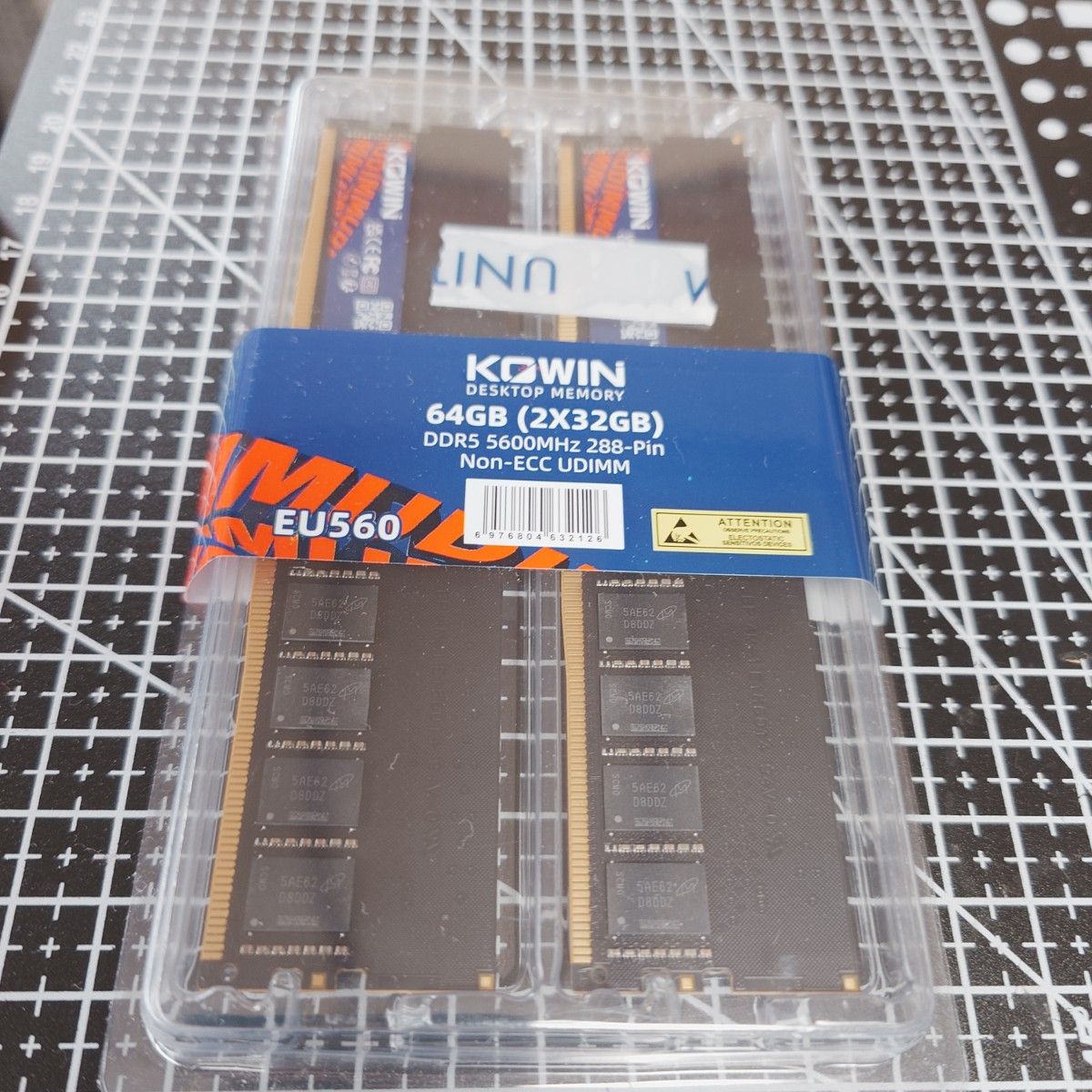 ハルカ】 KOWIN DDR5 64GB(32GBx2) 5600mhz KOWIN DDR5-5600 micron