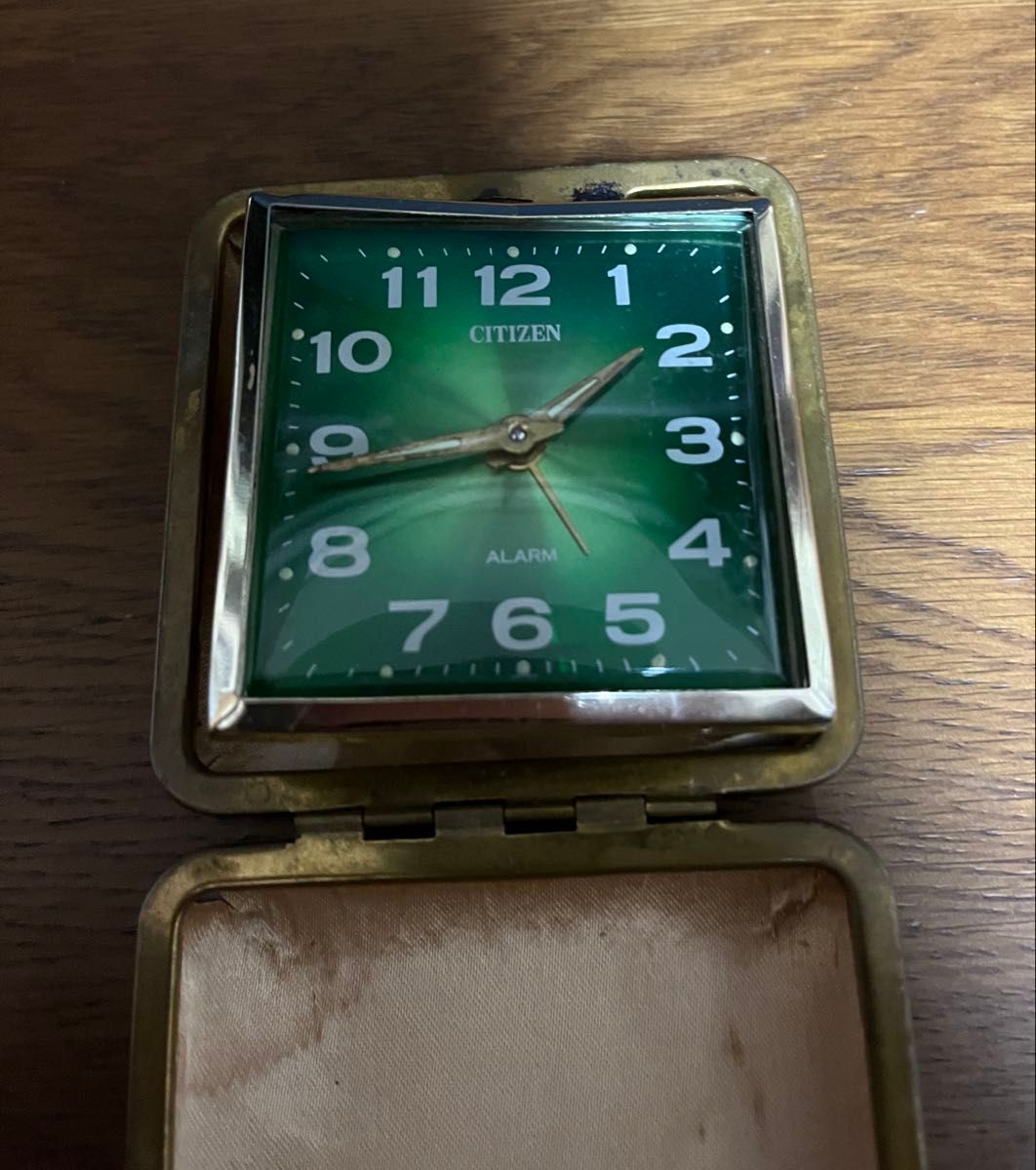 ジャンク品】CITIZEN トラベルクロック ヴィンテージ アンティーク