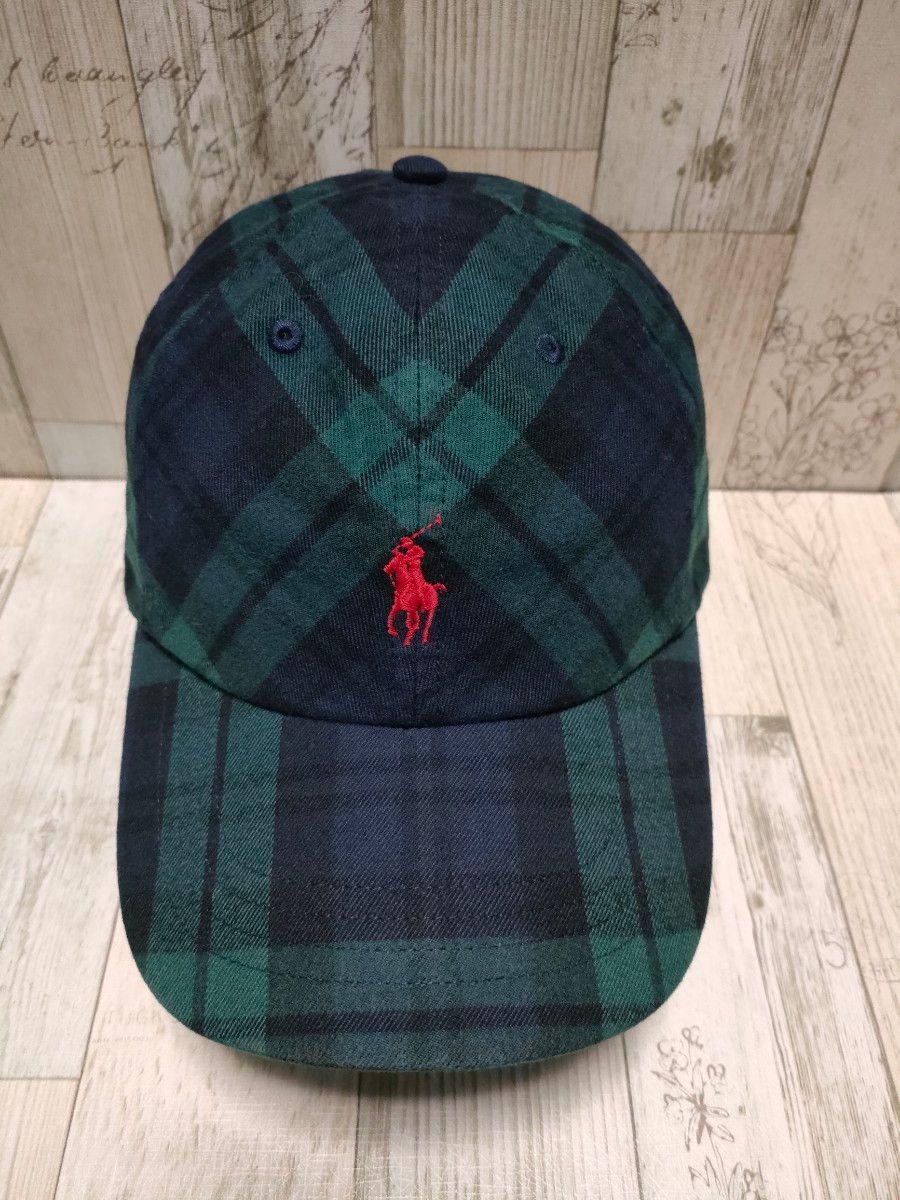 ポロラルフローレン ブラックウォッチ キャップ POLO RALPH LAUREN