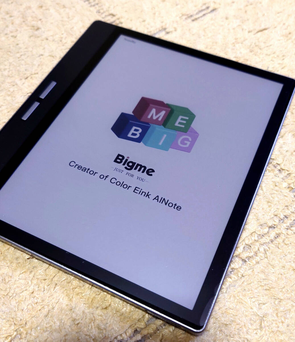 中古美品 Bigme 7インチ カラーE Ink端末 B751C 電子書籍リーダー 電子