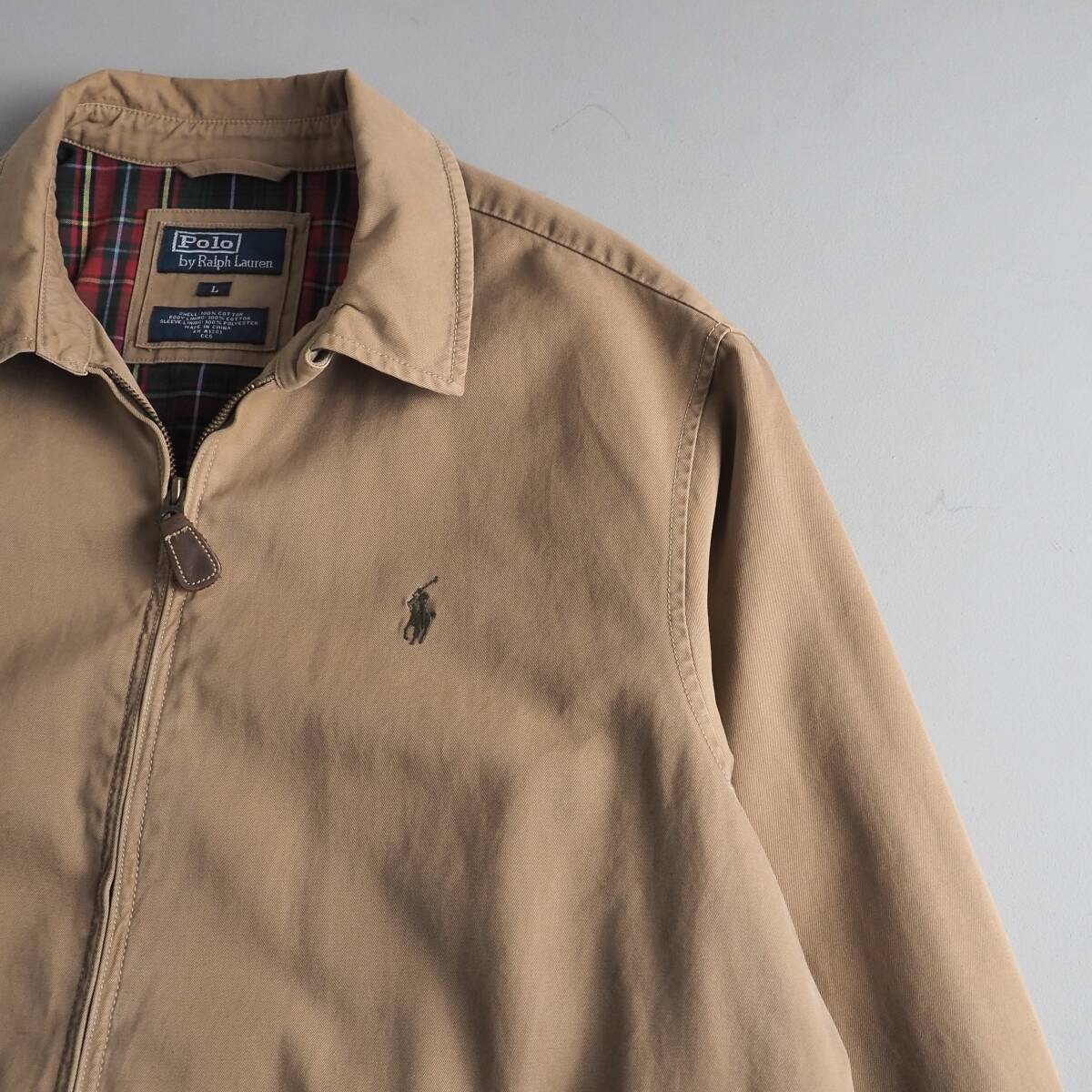 ラルフローレン Ralph Lauren ブルゾン スイングトップ ベージュ 裏地