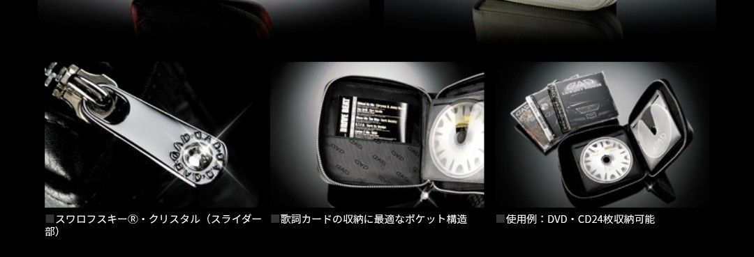 超希少 ギャルソン DAD CDケース モノグラムレザー エナメルDレッド
