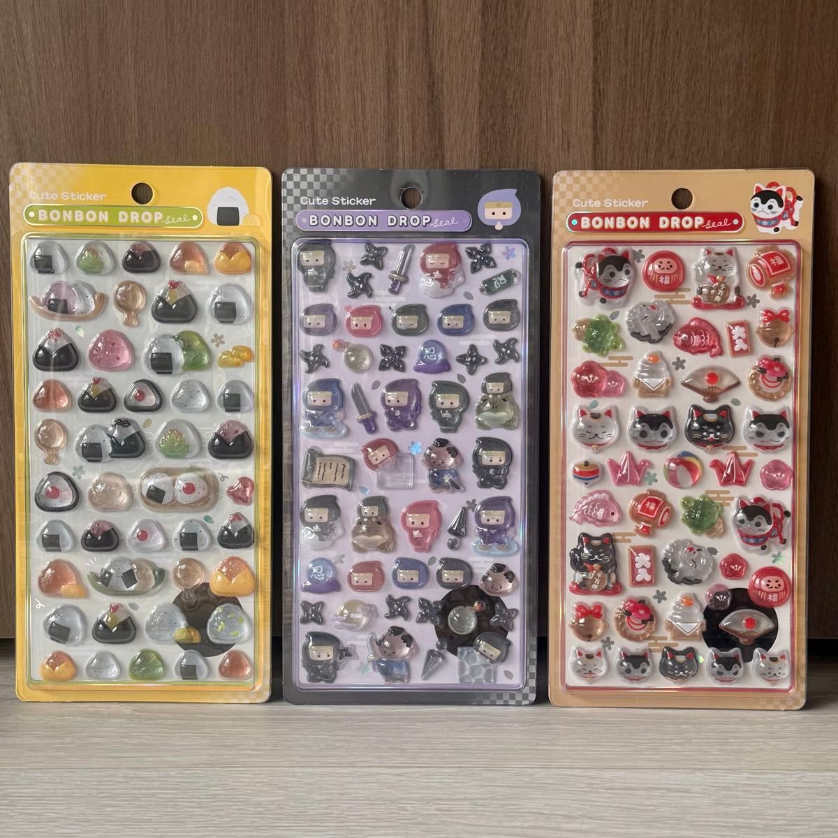 正規品 ボンボンドロップ シール 和柄 ボンドロ シール 日本食 お寿司